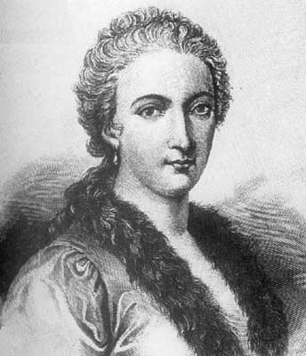 Portrait of Maria Gaetana Agnesi